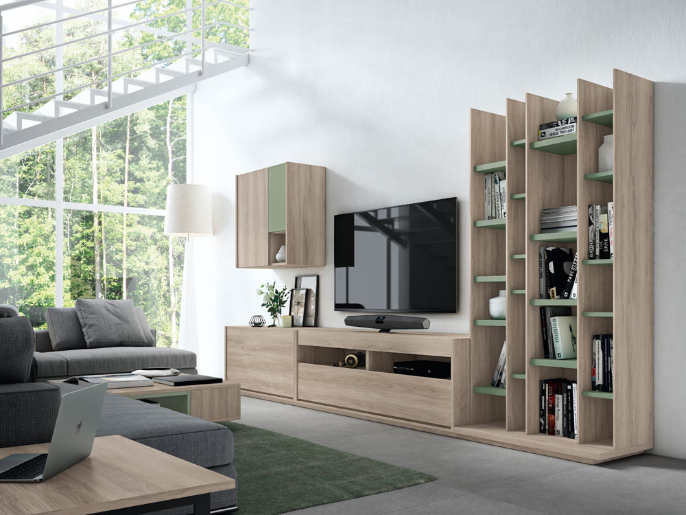 Salón diseñado por muebles lux