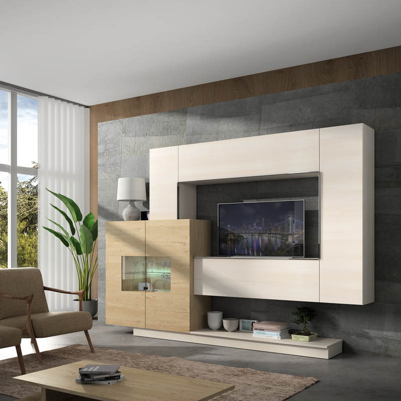 Salón diseñado por muebles lux