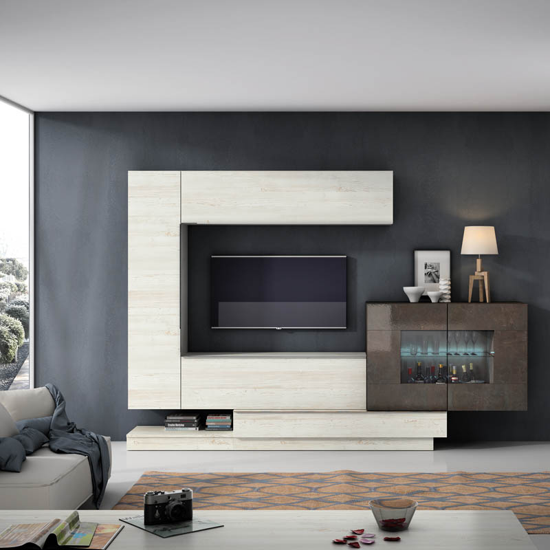 Salón diseñado por muebles lux