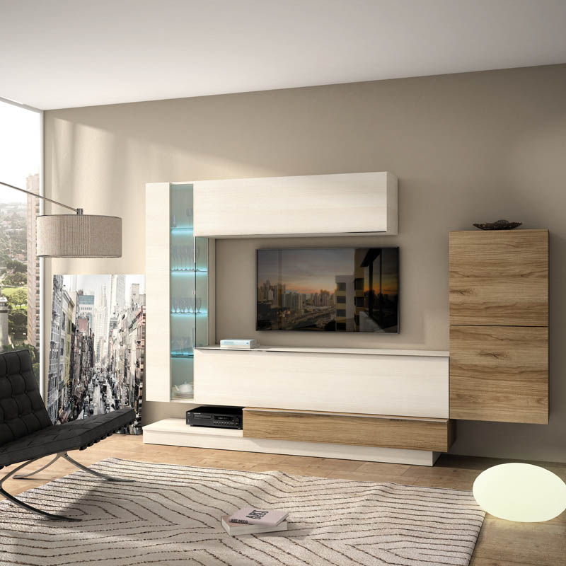 Salón diseñado por muebles lux