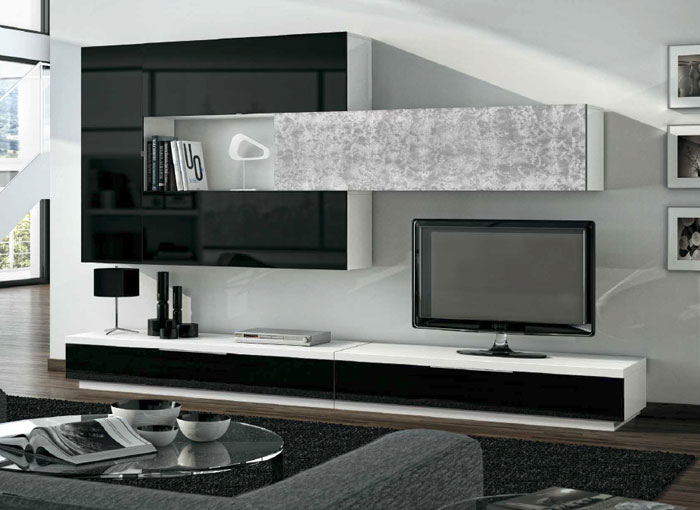 Salón diseñado por muebles lux