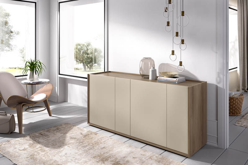 Salón diseñado por muebles lux