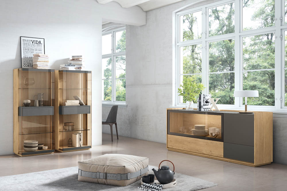 Salón diseñado por muebles lux