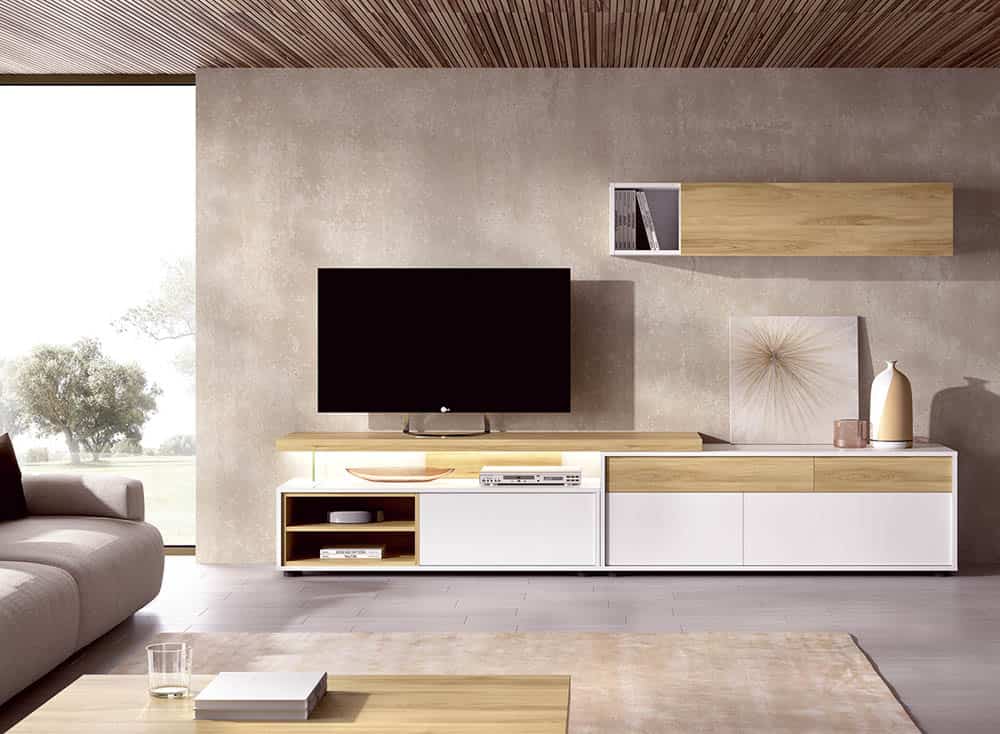 Salón diseñado por muebles lux
