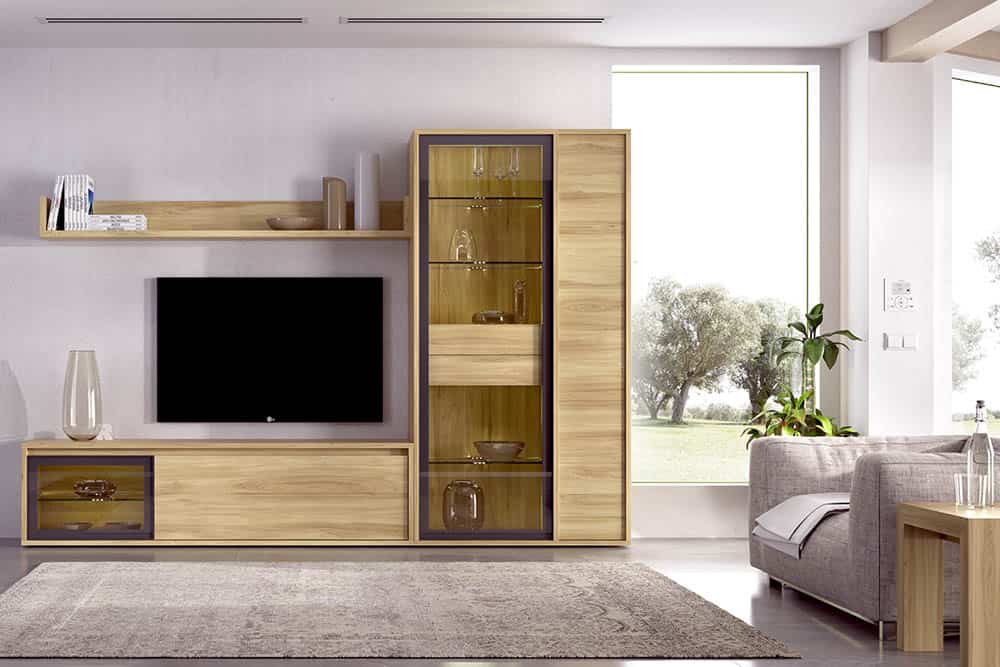 Salón diseñado por muebles lux