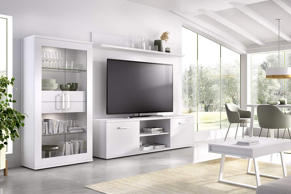 Salón diseñado por muebles lux